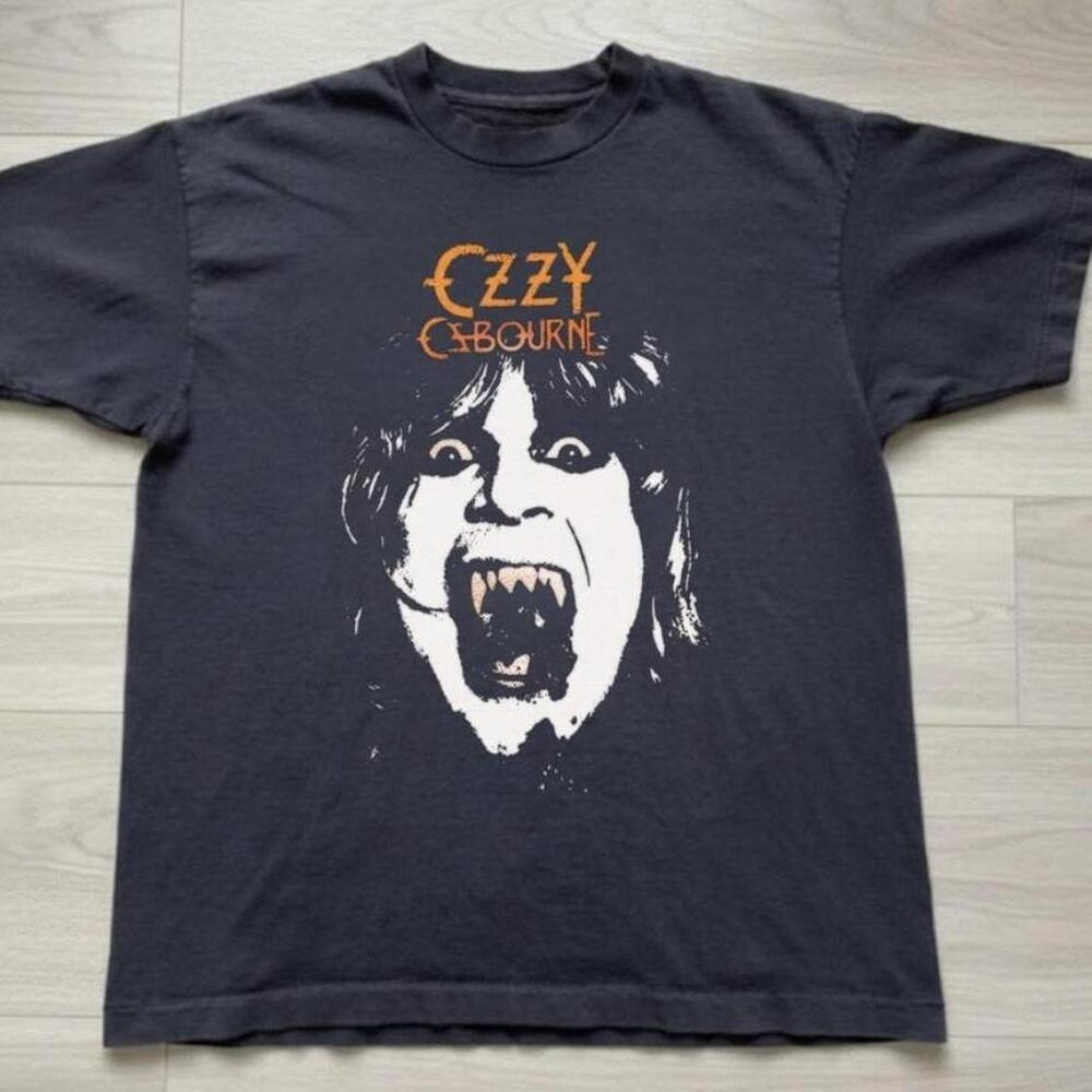 Ozzy Osbourne 1980S Black Cotton Tee